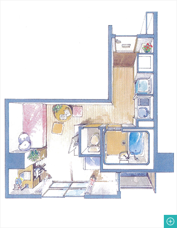 3～6F　1号室（Aタイプ）