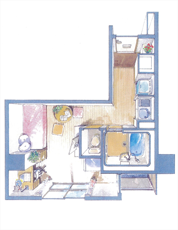 3～6F　1号室（Aタイプ）