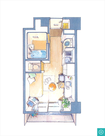 3～6F　3号室（B-2・C-1・ C-2タイプ）