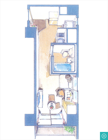 3～6F　6号室（Dタイプ）